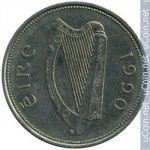 1 фунт 1990 г. Ирландия(9) - 74.7 - реверс