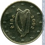 10 центов 2002 г. Ирландия(9) - 74.7 - реверс