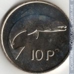 10 пенсов 1969 г. Ирландия(9) - 74.7 - аверс