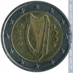 2 евро 2006 г. Ирландия(9) - 74.7 - реверс