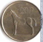 20 пенсов 2000 г. Ирландия(9) - 74.7 - аверс