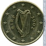 50 центов 2002 г. Ирландия(9) - 74.7 - реверс