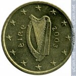 50 центов 2003 г. Ирландия(9) - 74.7 - реверс