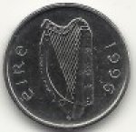 5 пенсов 1996 г. Ирландия(9) - 74.7 - реверс
