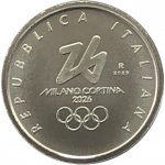 1\4 евро 2025 г. Италия(10) - 8880 - аверс