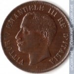 1 сентесеми 1904 г. Италия(10) - 266.5 - реверс