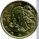 10 центов 2002 г. Италия(10) - 266.5 - реверс