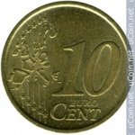 10 центов 2006 г. Италия(10) - 266.5 - аверс
