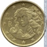 10 центов 2009 г. Италия(10) - 266.5 - реверс
