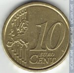 10 центов 2010 г. Италия(10) - 266.5 - аверс
