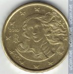 10 центов 2010 г. Италия(10) - 266.5 - реверс