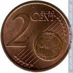 2 цента 2002 г. Италия(10) - 263.7 - аверс
