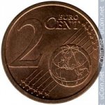 2 цента 2008 г. Италия(10) - 266.5 - аверс