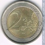 2 евро 2002 г. Италия(10) - 266.5 - аверс