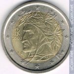 2 евро 2002 г. Италия(10) - 266.5 - реверс