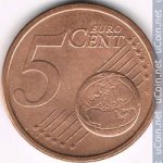 5 центов 2013 г. Италия(10) - 266.5 - аверс