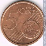 5 центов 2010 г. Италия(10) - 266.5 - аверс