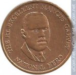25 центов 1995 г. Ямайка(27) -36.7 - реверс