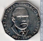 50 центов 1985 г. Ямайка(27) -36.7 - реверс