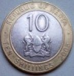 10 шиллингов 2005 г. Кения (11)  - 8 - аверс