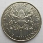 1 шиллинг 1980 г. Кения (11)  - 8 - аверс