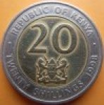 20 шиллингов 1998 г. Кения (11)  - 8 - аверс