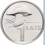 1 лат 2004 г. Латвия(13) - 253.3 - реверс