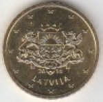 50 центов 2014 г. Латвия(13) - 238.4 - реверс