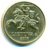 20 центов 2008 г. Литва(13) - 97.3 - реверс