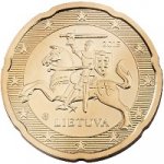 20 центов 2015 г. Литва(13) - 86.5 - реверс