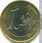 1 евро 2010 г. Люксембург(13) - 341.3 - аверс