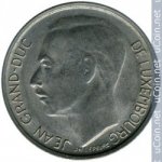 1 франк 1968 г. Люксембург(13) - 341.3 - реверс