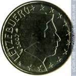 10 центов 2007 г. Люксембург(13) - 341.3 - реверс
