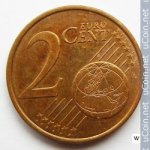 2 цента 2005 г. Люксембург(13) - 341.3 - аверс
