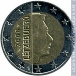 2 евро 2014 г. Люксембург(13) - 341.3 - реверс