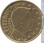 50 центов 2004 г. Люксембург(13) - 341.3 - реверс