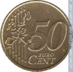 50 центов 2004 г. Люксембург(13) - 341.3 - аверс