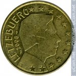 50 центов 2008 г. Люксембург(13) - 341.3 - реверс