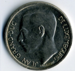 1 франк 1981 г. Люксембург(13) - 341.3 - реверс