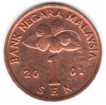 1 сен 2001 г. Малайзия(14) - 26.1 - аверс