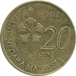 20 сен 2012 г. Малайзия(14) - 26.1 - аверс