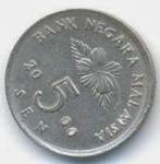5 сен 2000 г. Малайзия(14) - 26.1 - аверс