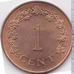 1 цент 1972 г. Мальта(14) -334.3 - реверс