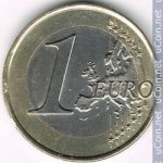 1 евро 2008 г. Мальта(14) -496.3 - аверс