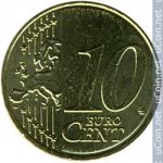 10 центов 2008 г. Мальта(14) -496.3 - аверс