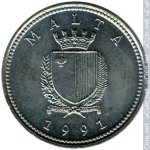 2 цента 1991 г. Мальта(14) -334.3 - аверс