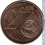 2 цента 2008 г. Мальта(14) -496.3 - аверс