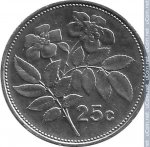 25 центов 1998 г. Мальта(14) -496.3 - реверс