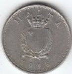 10центов 1998 г. Мальта(14) -496.3 - реверс