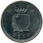 2цента 2004 г. Мальта(14) -496.3 - реверс